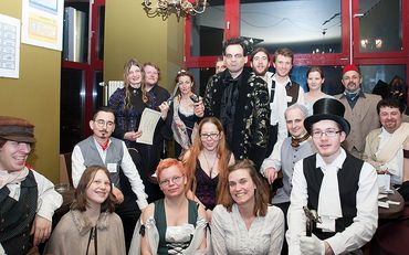 Gruppenbild Private-Mystery Night in Berlin. Feb. 2016